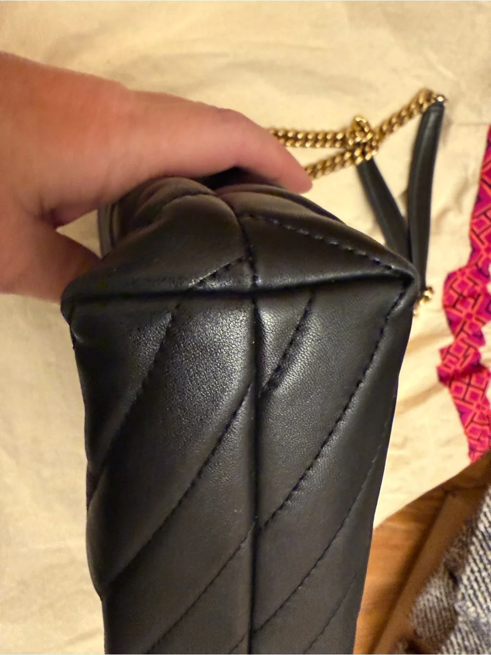 Tory Burch Kira Chevron Convertible Shoulder Bag